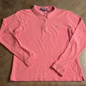 VINEYARD VINES BY SHEP & IAN Salmon Longsleeve Boy’s Polo Shirt 14